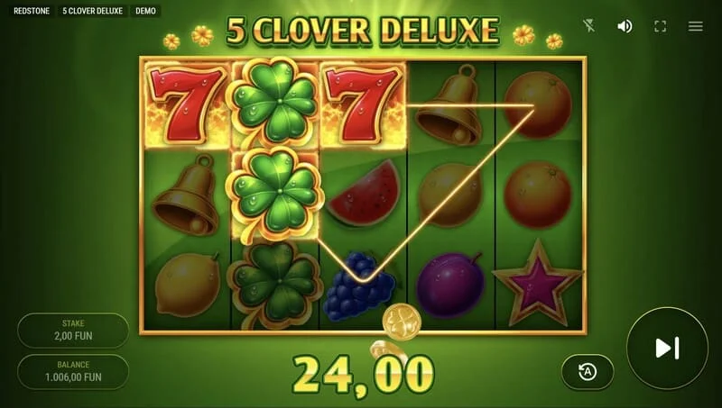 5 Clover Deluxe - ชนะเกมพื้นฐาน