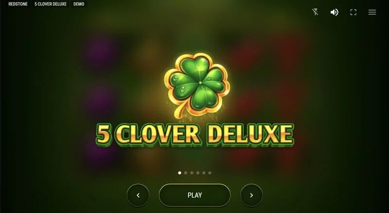 5 Clover Deluxe - เมนูหลัก
